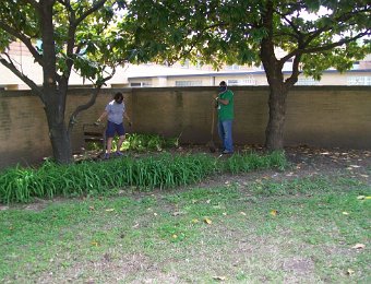 VA Garden Cleanup May 2021